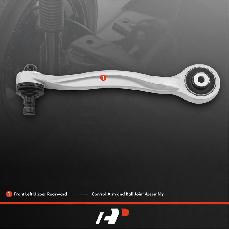 Front Left Upper Rearward Control Arm for Audi A6 2006-2011 A6 Quattro S6 S8 VW