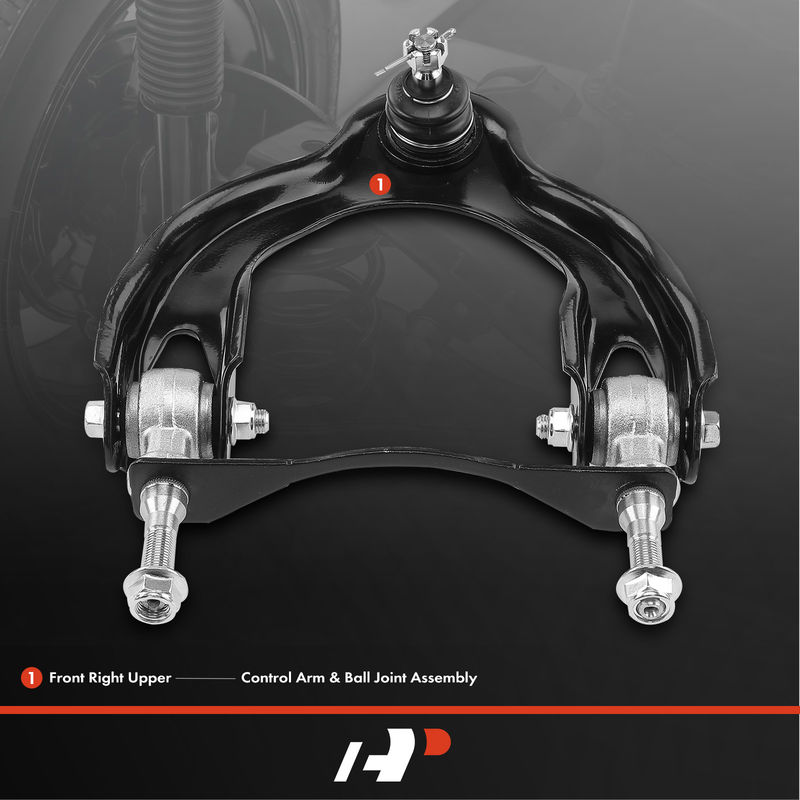 Front Right Upper Control Arm with Ball Joint for Acura Honda Civic Civic del Sol