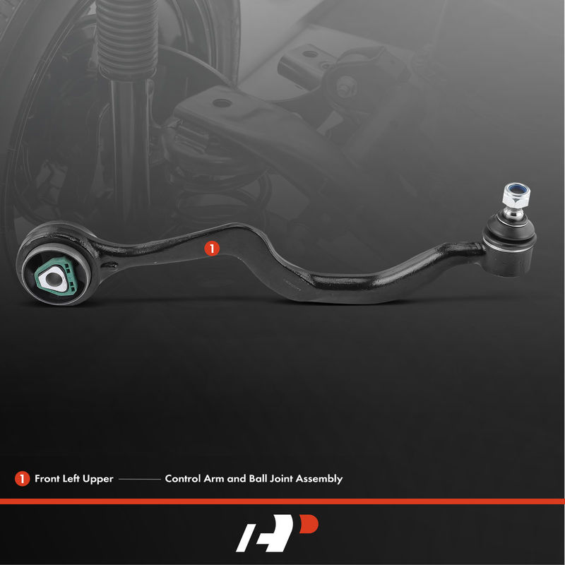 Front Left Upper Control Arm with Ball Joint for BMW E34 E39 525i 89-95 535i M5