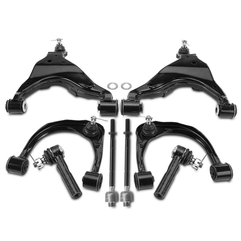 8x Control Arm with Ball Joint Tie Rod for Toyota 4Runner Lexus GX470 03-09