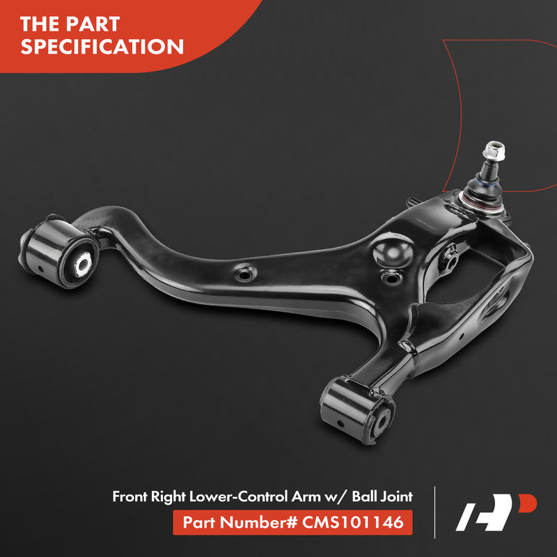 Front Right Lower Control Arm with Ball Joint for Land Rover LR3 2005-2009