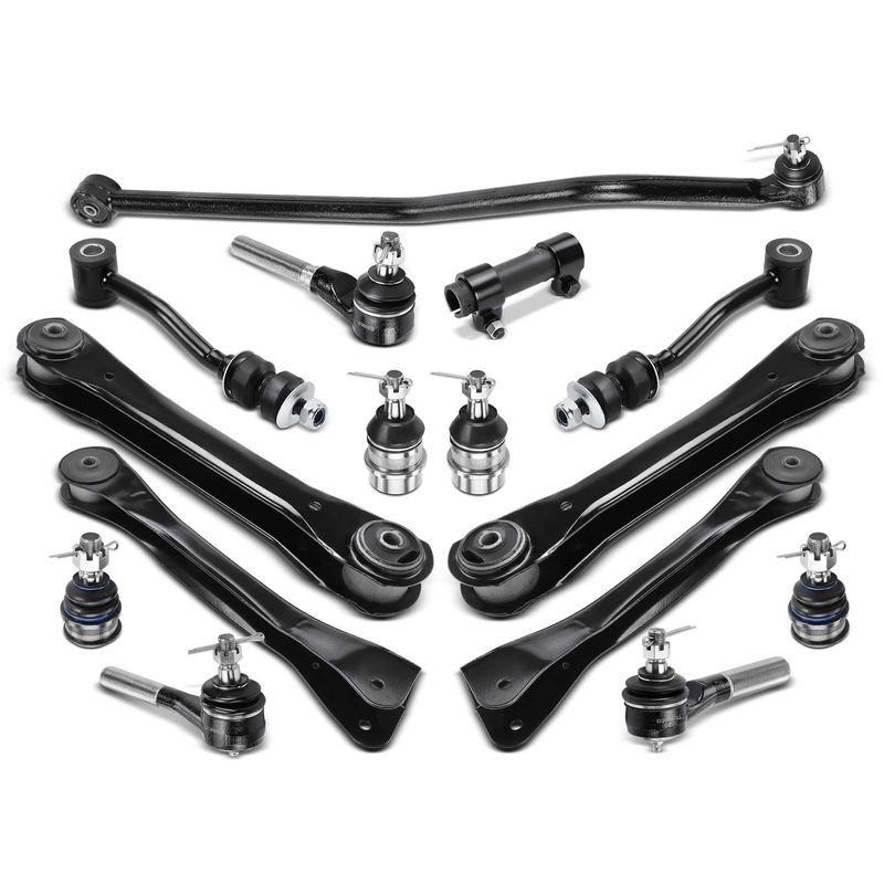 15x Control Arm & Sway Bar Link & Tie Rod End Kit for Jeep ZJ Grand Cherokee 4.0L
