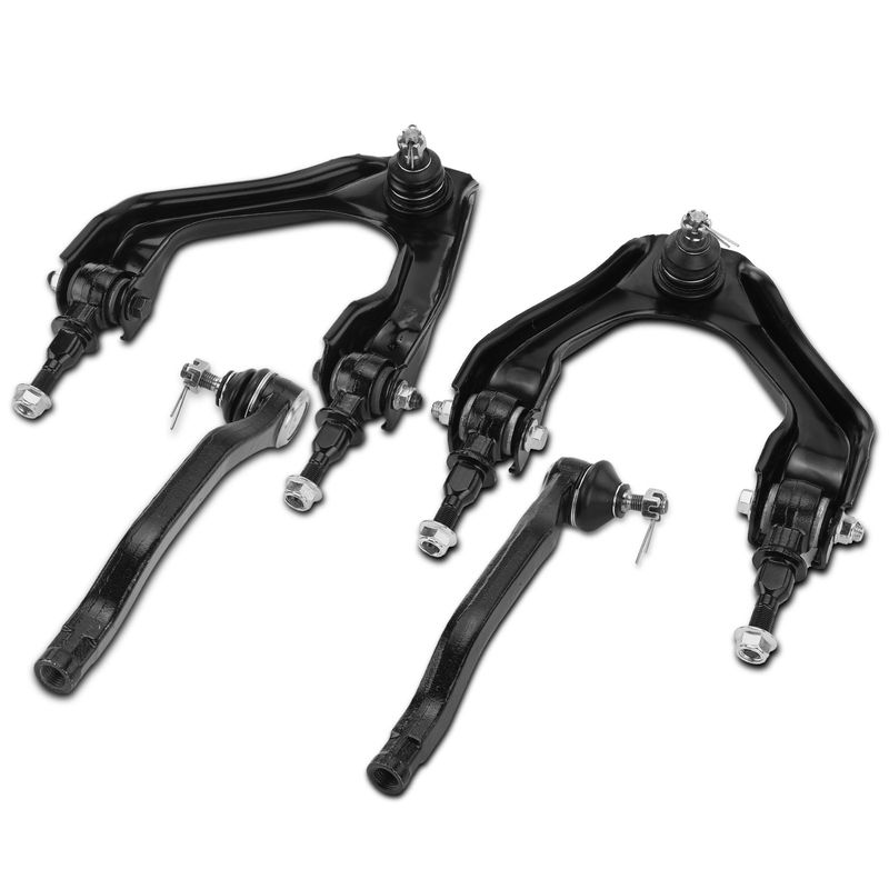 4x Front Control Arm & Tie Rod End for Honda Accord 1990-1993 L4 2.2L
