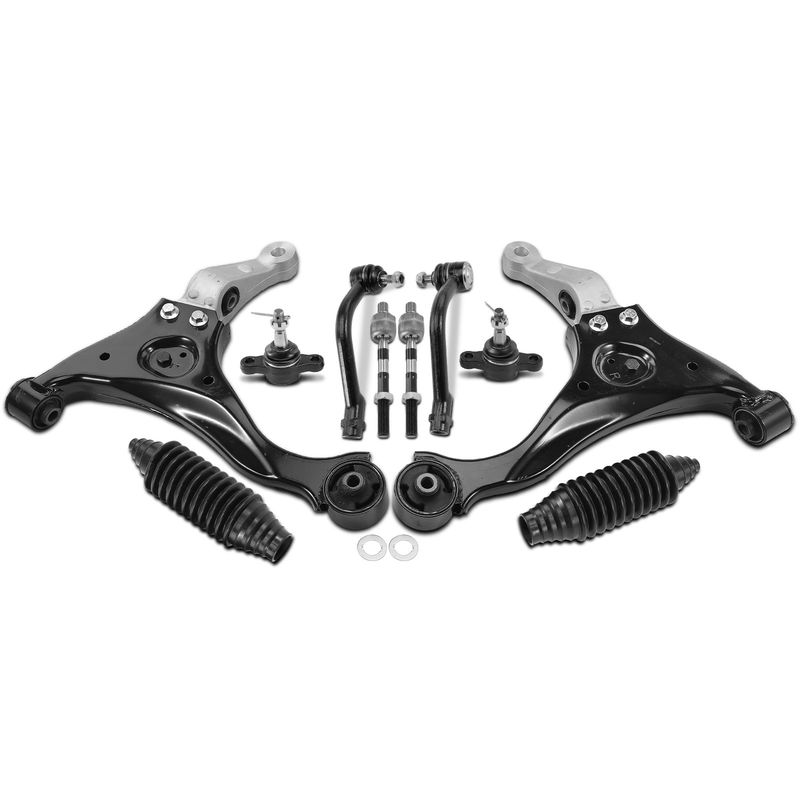 10x Control Arm with Ball Joint & Tie Rod End for Hyundai Sonata 2006-2008
