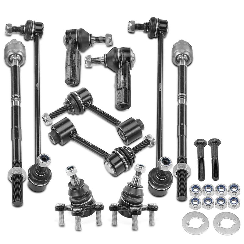10x Stabilizer Bar Link Tie Rod End Ball Joint for VW Passat 07-10
