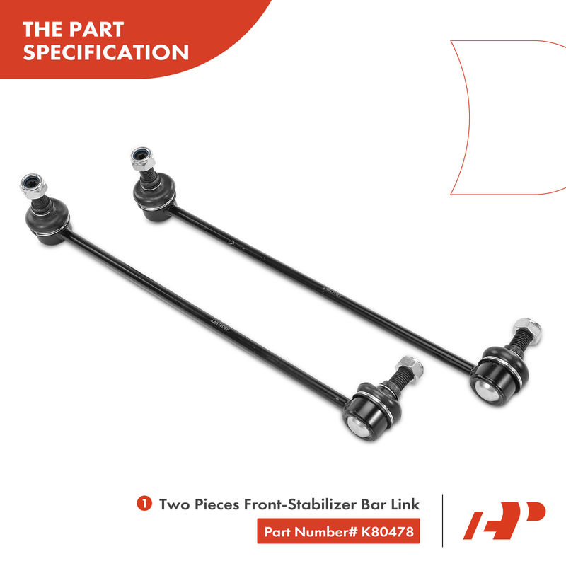10x Stabilizer Bar Link Tie Rod End Ball Joint for VW Passat 07-10
