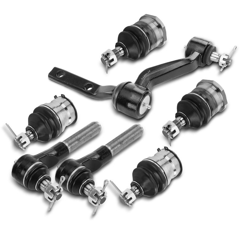 7x Ball Joint & Tie Rod End & Idler Arm for Dodge Dakota 91-96 4WD