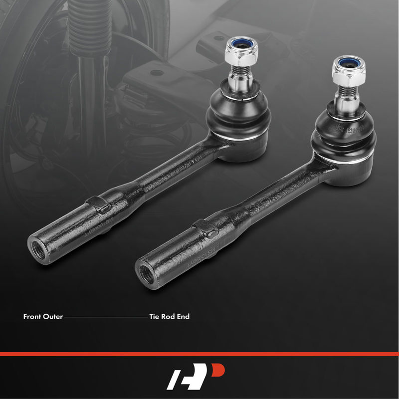 2x Front Outer Tie Rod End for Mercedes-Benz CL65 S65 AMG S400 CL550 CL600 S550