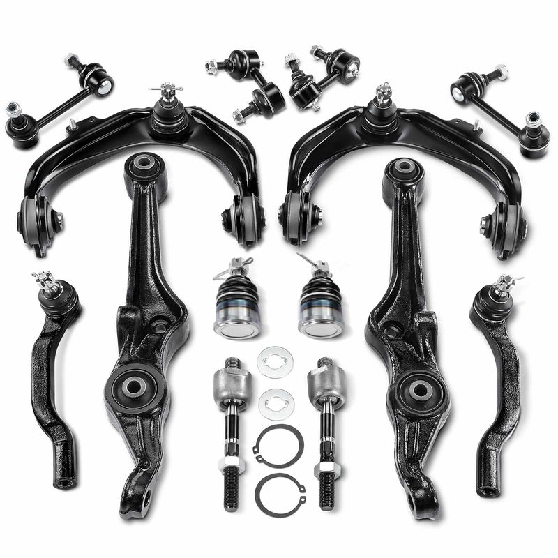 14x Control Arm with Ball Joint Tie Rod Sway Bar for Honda Accord 98-02 Acura CL