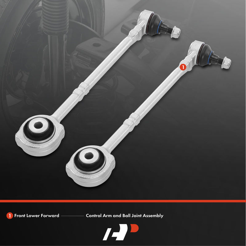 2x Front Lower Rearward Control Arm with Ball Joint for Mercedes-Benz CLS550 AWD