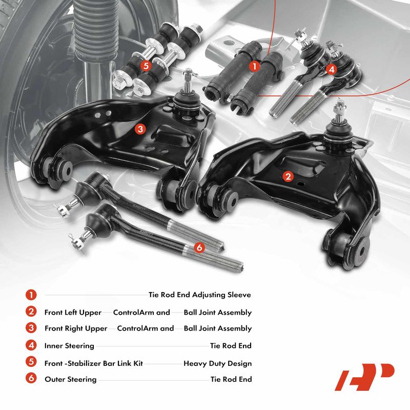 10x Control Arm & Ball Joint & Bar Link for Chevrolet Blazer GMC Jimmy Sonoma