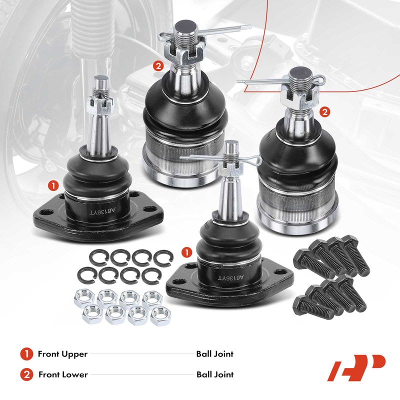 4x Suspension Ball Joint for Chevy Blazer C10 Suburban GMC Jimmy C1500 Suburban