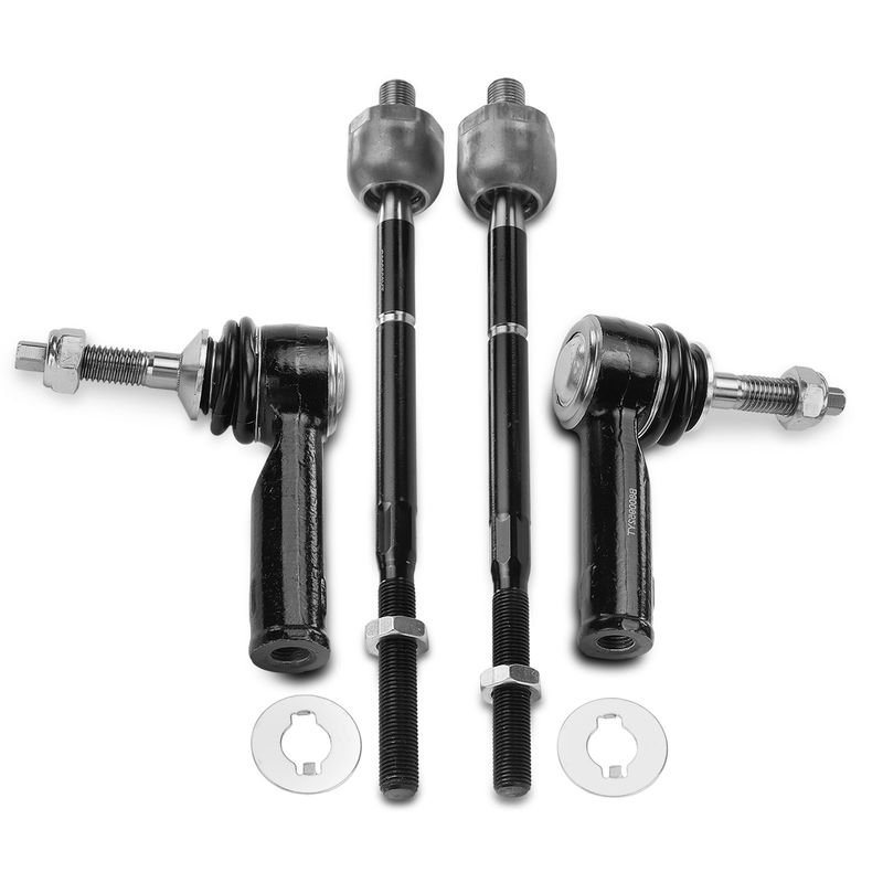 4x Inner & Outer Tie Rod End for Ford Explorer 2011-2017 Lincoln MKT