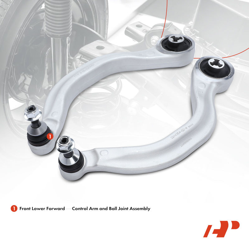 2x Front Lower Forward Control Arm with Ball Joint for Tesla 3 18-21 Y 20-21