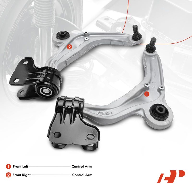 2x Front Left & Right Control Arm with Ball Joint for Lincoln Continental 17-20