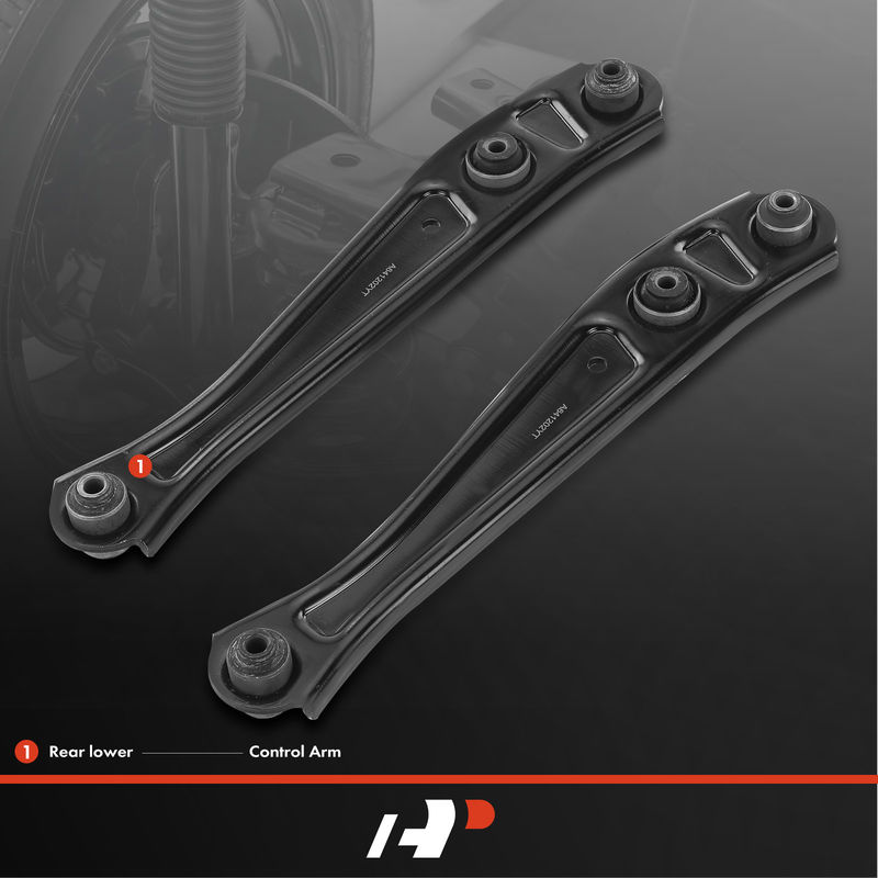 2x Rear Lower Rearward Control Arm for Acura EL 1997-2000 Honda Civic 1996-2000