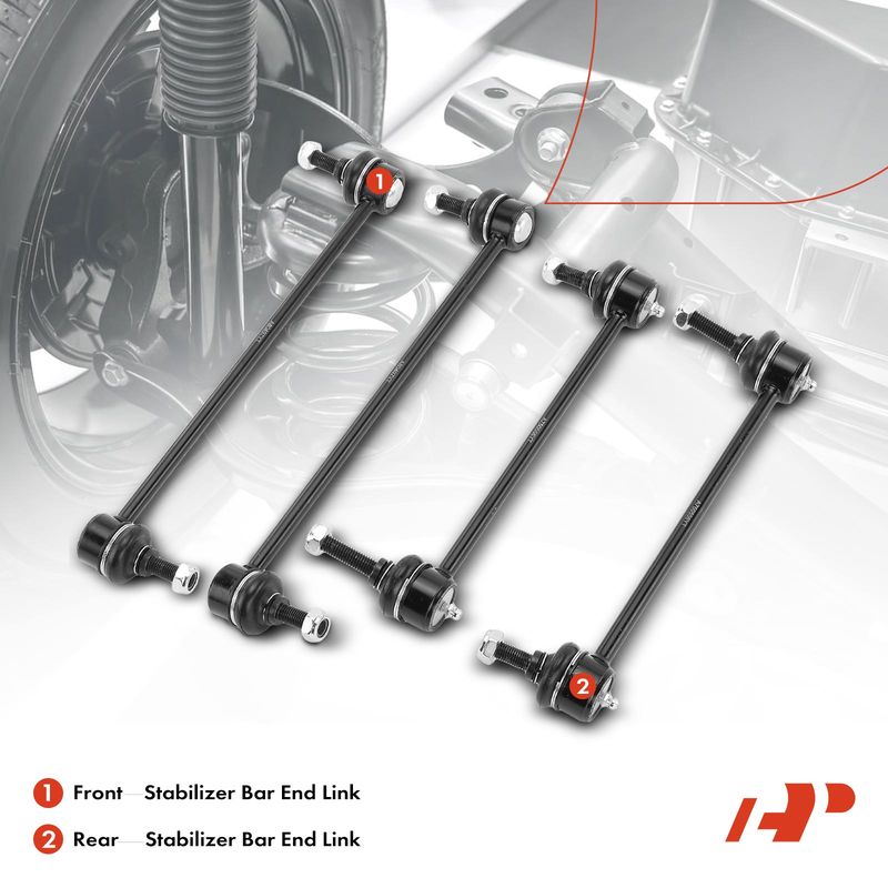 4x Front & Rear Stabilizer Bar End Link for Mini Cooper 2007-2014 L4 1.6L
