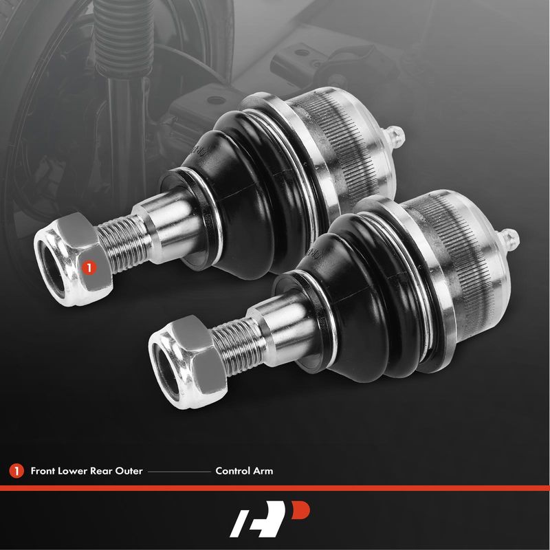 2x Front Lower Rear Outer Ball Joint for Mercedes-Benz CLS500 E500 CLS63 AMG