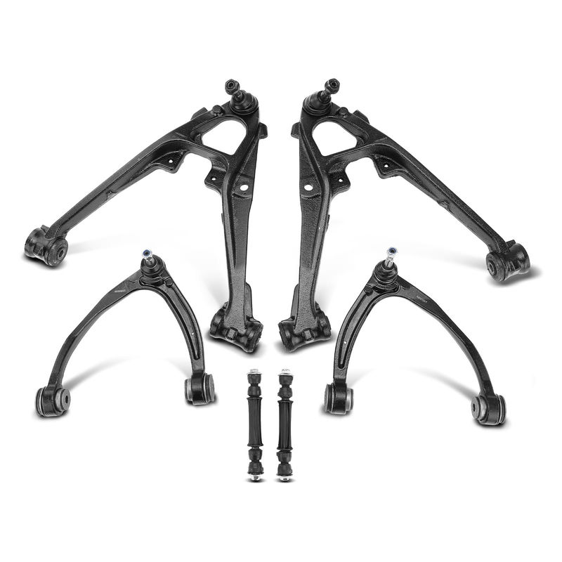 6x Front Lower & Upper Control Arm with Ball Joint for Chevrolet Silverado 1500