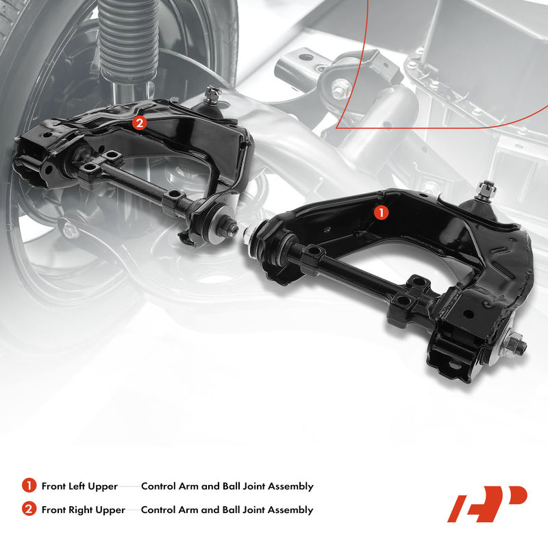 2x Front Upper Control Arm with Ball Joint for Toyota 4Runner Pickup 86-95 T100