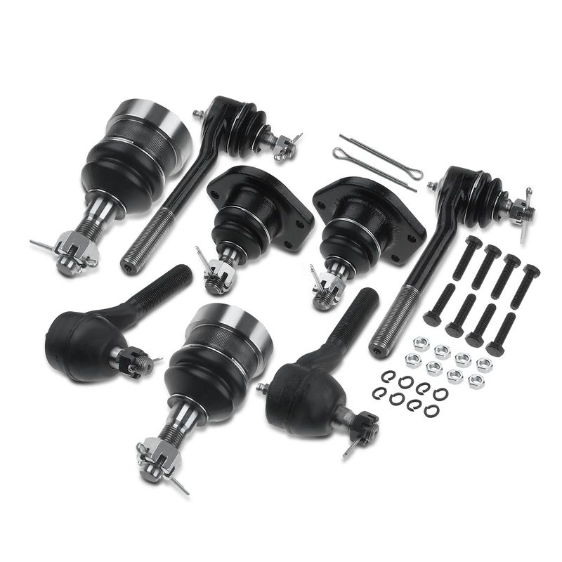 8x Tie Rod End & Ball Joint for Ford LTD 79-86 Lincoln Mark VI 80-83 Town Car