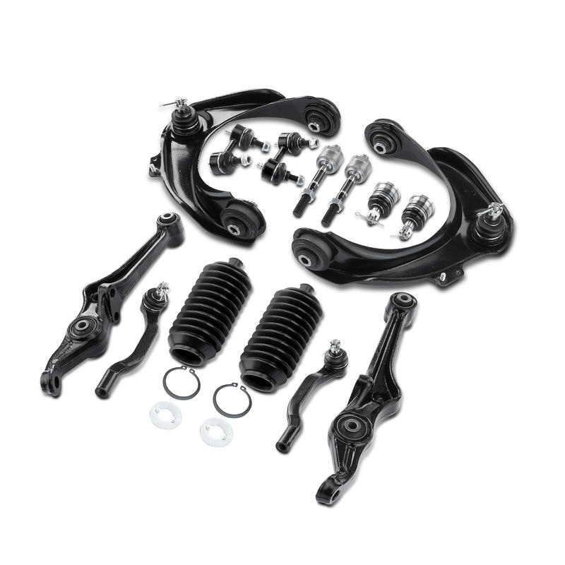 14x Front Control Arm with Ball Joint Sway Bar Tie Rod for Honda Accord Acura