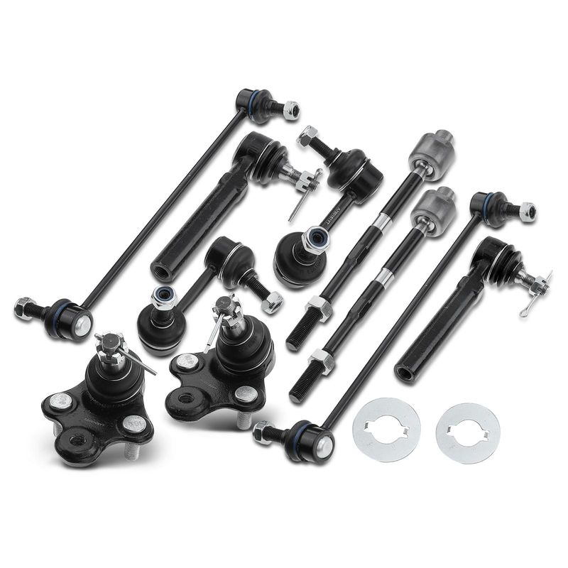 10x Front & Rear Stabilizer Bar Link & Tie Rod End & Ball Joint kit for Honda CR-V