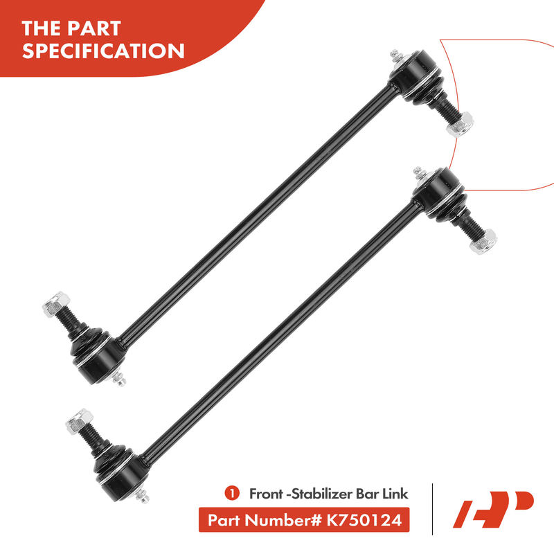 6x Front Stabilizer Bar Link & Tie Rod End for Honda Pilot 2009-2015 V6 3.5L