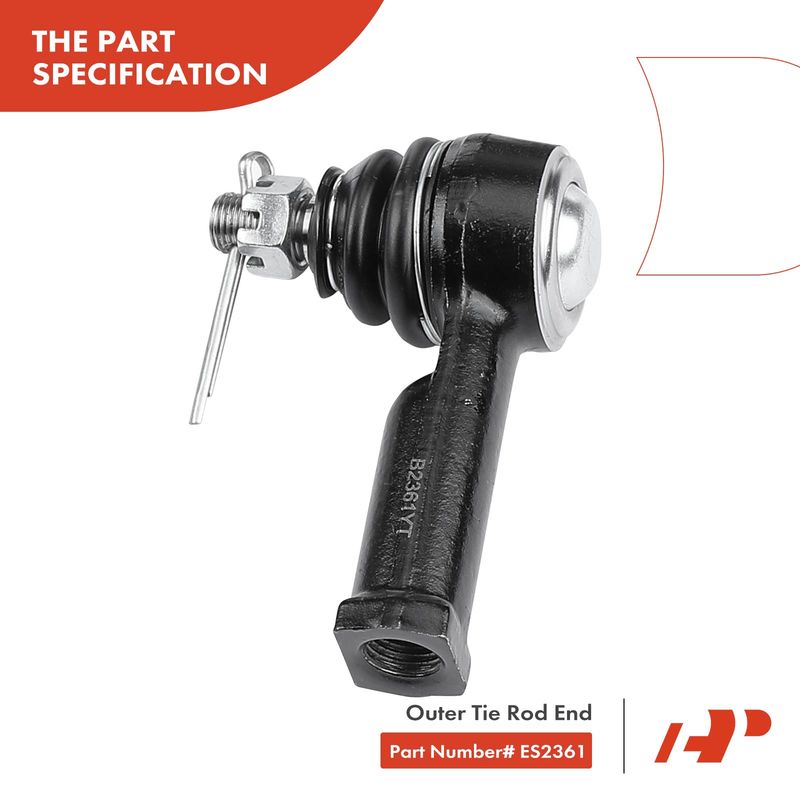6x Outer Tie Rod End & Front Ball Joint for Mazda B2200 B2600 1987-1993 B2000