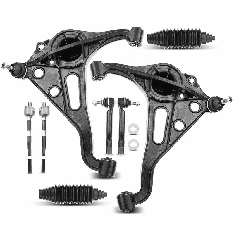 8x Front Control Arm & Ball Joint Tie Rod End for Suzuki Grand Vitara 99-05 XL-7