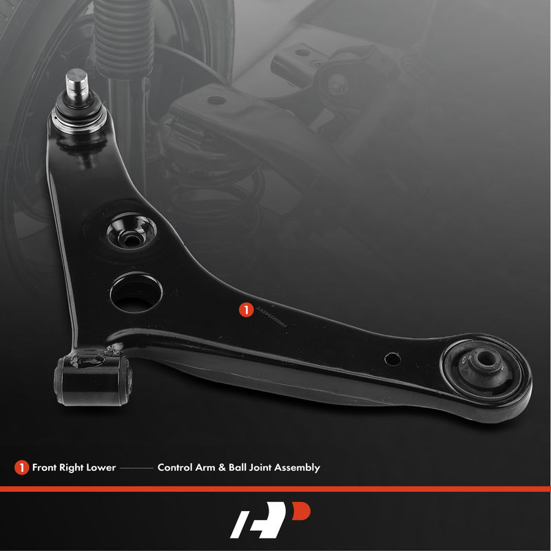 Front Right Lower Control Arm & Ball Joint Assembly for Mitsubishi Lancer 02-07