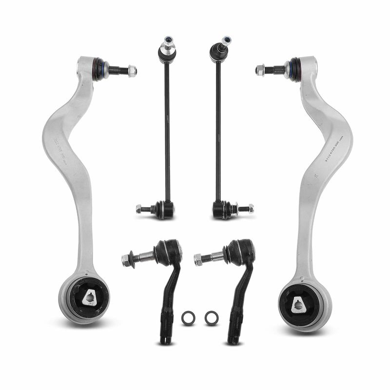 6x Front Control Arm Sway Bar Link Tie Rod End for BMW 525i 528i 530i 535i 550i