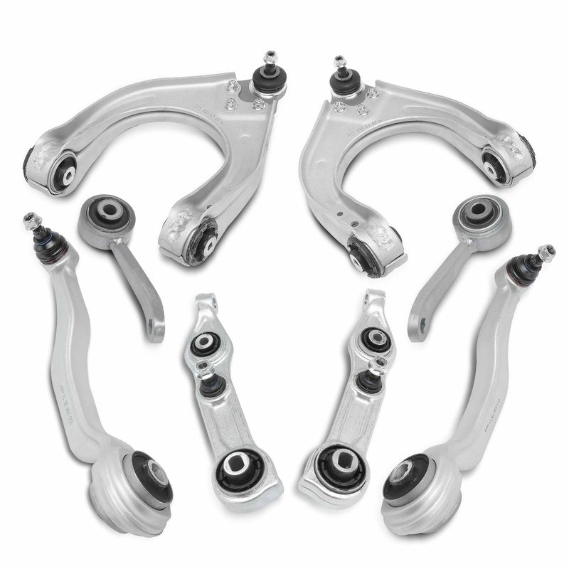 8x Control Arm with Ball Joint & Sway Bar Link for Mercedes-Benz E320 E350 E500