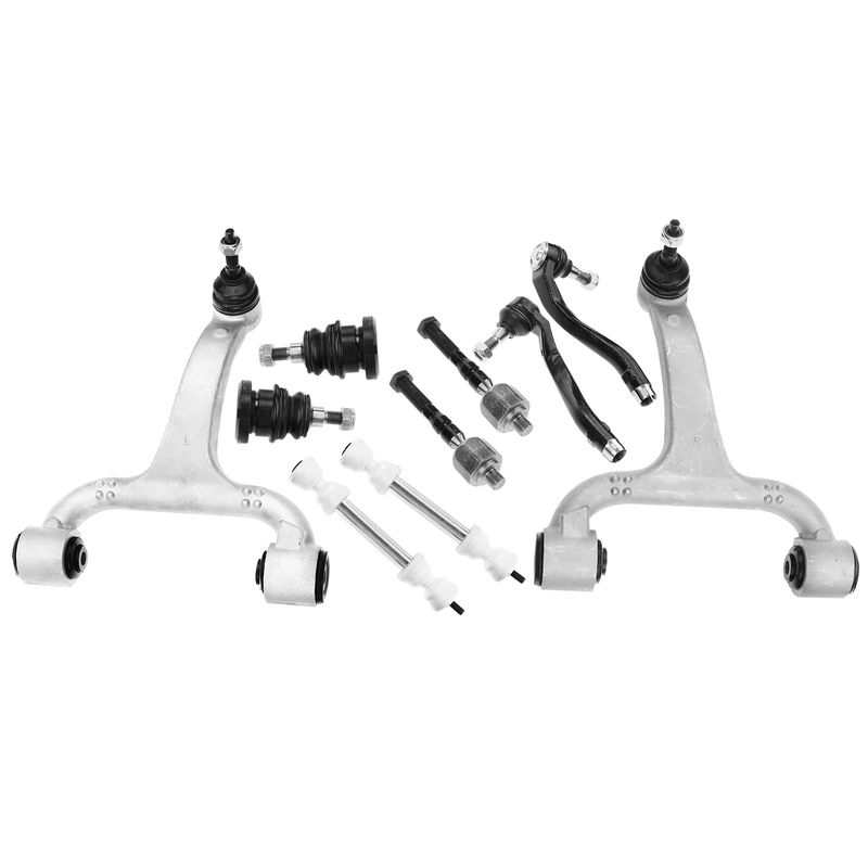 10x Front & Rear Control Arm Tie Rod End Sway Bar Ball Joint for Mercedes ML320