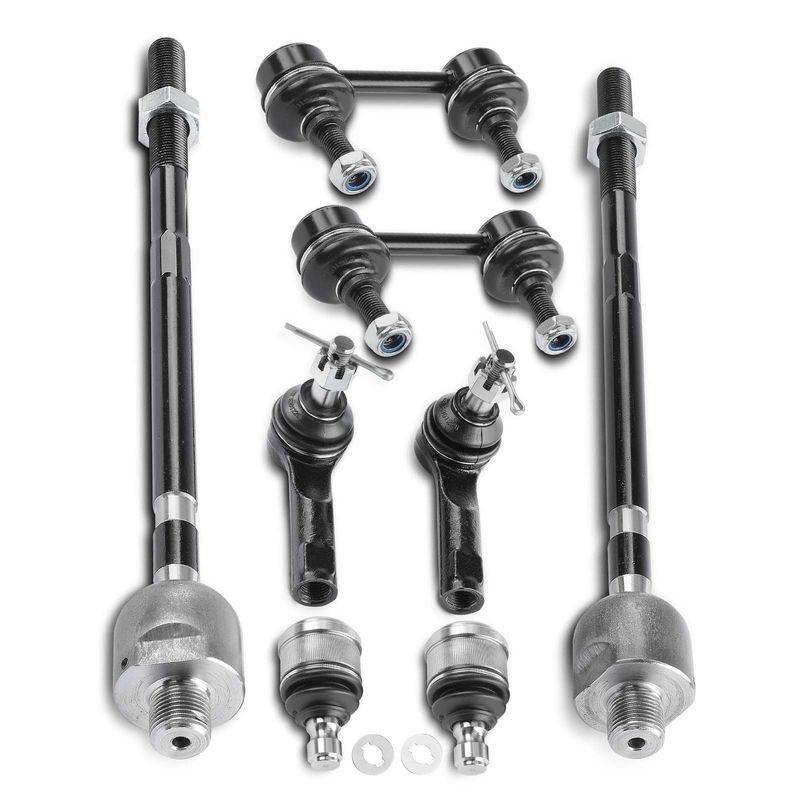 8x Stabilizer Bar Link & Tie Rod End & Ball Joint for Mazda MX-6 1993-1997