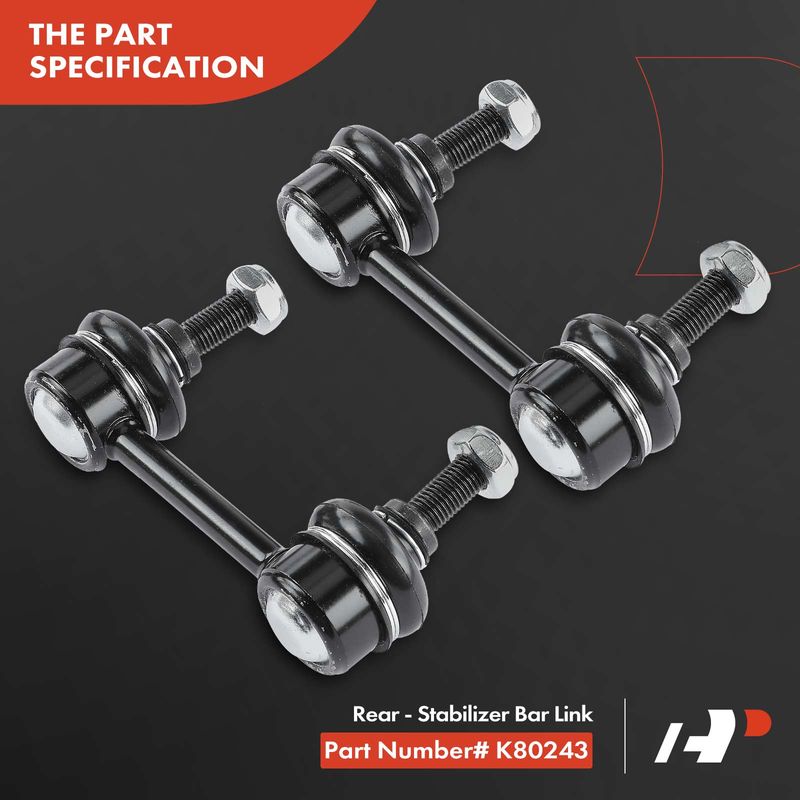 8x Stabilizer Bar Link & Tie Rod End & Ball Joint for Mazda MX-6 1993-1997