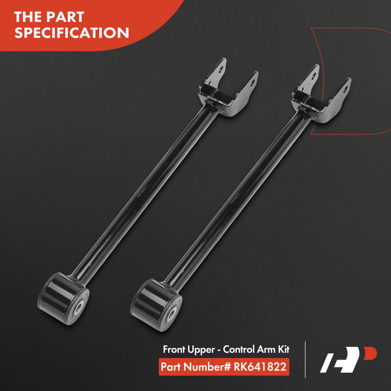 2x Front Upper Control Arm for Jeep Wrangler 2007-2017 Wrangler JK 2018