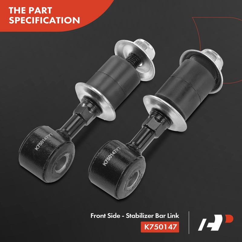 2x Front Stabilizer Bar Link for Toyota Land Cruiser Lexus LX470 1998-2007