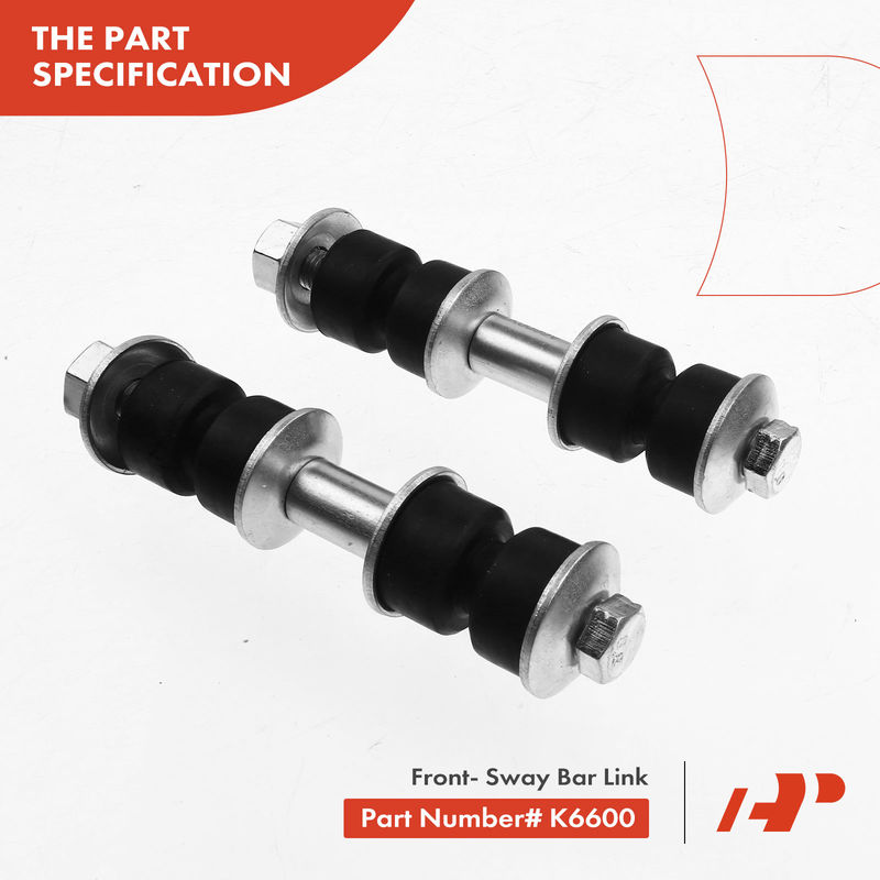 10x Front Sway Bar Link with Ball Joint Tie Rod End for Chevy Cavalier Pontiac