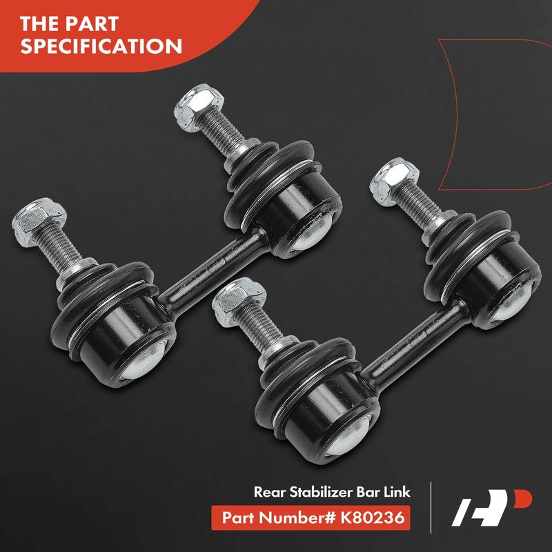 2x Rear Stabilizer Bar Link for BMW E38 740iL 1995-2001 Z8 F01 2000-2003 740i