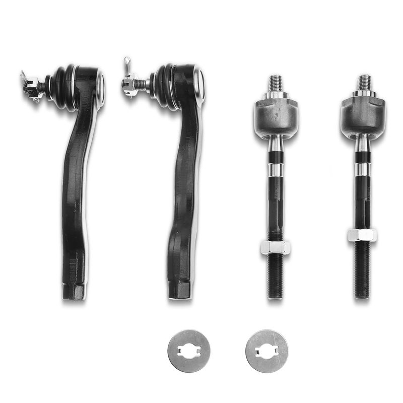 4x Inner & Outer Tie Rod End for Honda Civic 92-95 Civic del Sol 93-97 Integra
