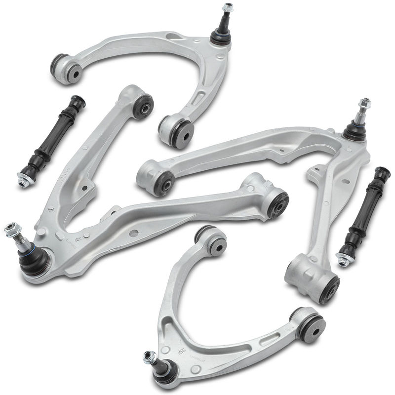 6x Control Arm with Ball Joint & Sway Bar Link for Chevy Silverado 1500 GMC Yukon