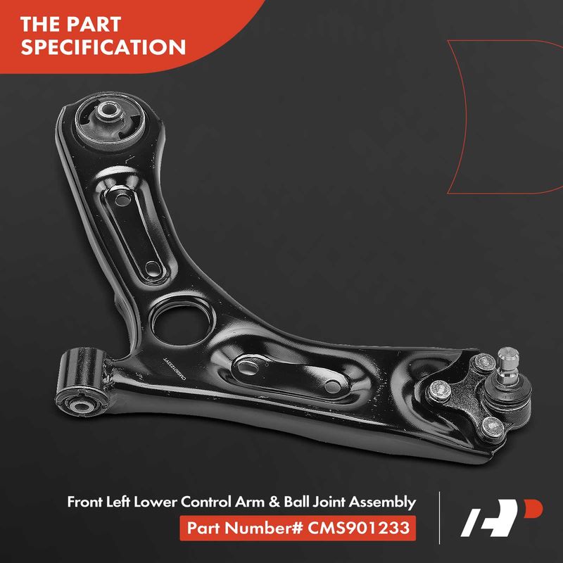 Front Left Lower Control Arm with Ball Joint for Hyundai Sonata Kia Optima