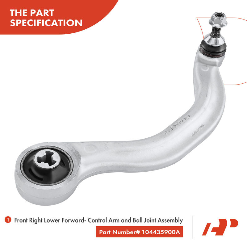 6x Control Arm with Ball Joint Assembly for Tesla Model 3 2017-2021