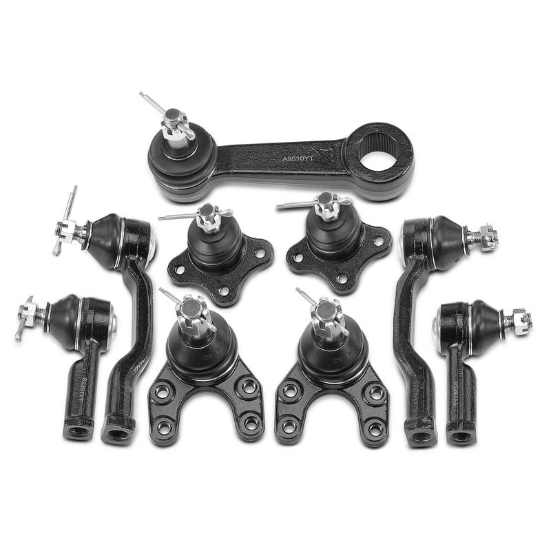 9x Pitman Arm & Tie Rod End & Ball Joint for Mazda B2200 B2600 1992-1993