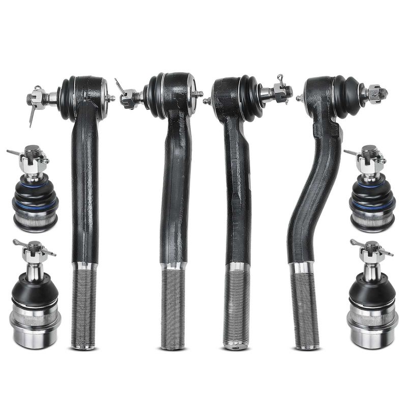 8x Front Steering Drag Link and Ball Joint for Jeep Grand Cherokee 1999-2004
