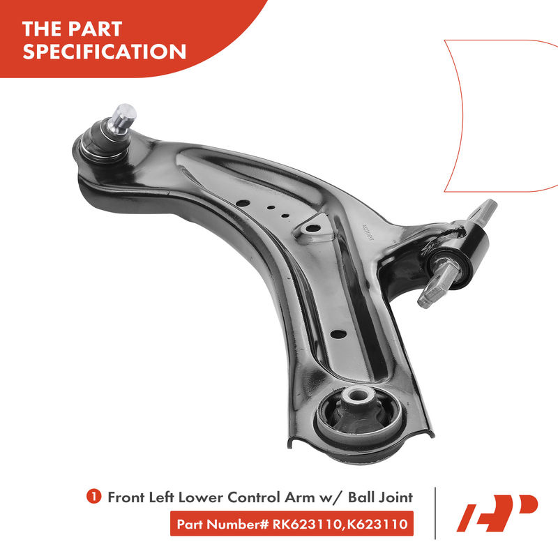 2x Front Lower Control Arm for Nissan Rogue 2014-2019 Rogue Sport