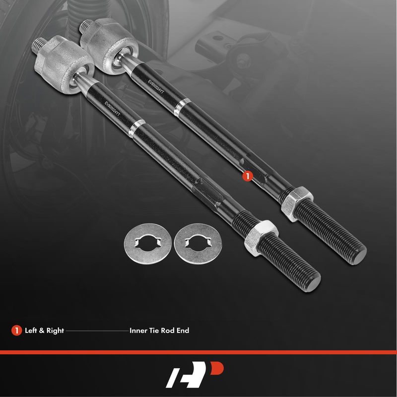 2x Inner Tie Rod End for Mazda 3 2004-2013 5 3 Sport 2009-2013