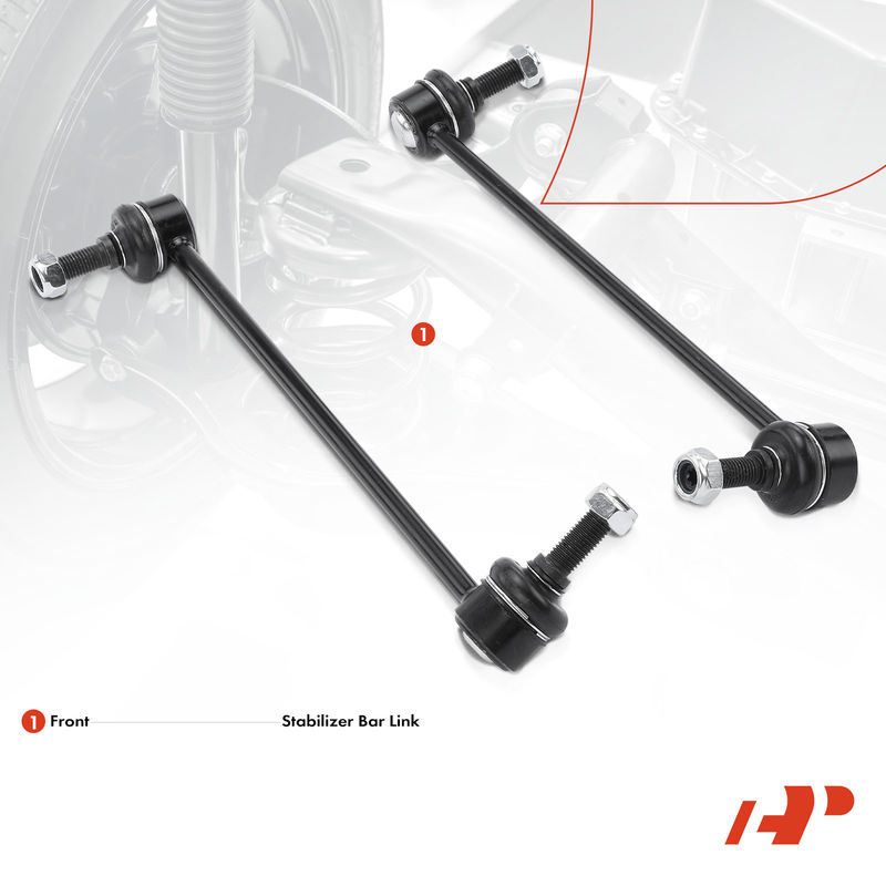 2x Front Stabilizer Bar Link for Mercedes-Benz C250 12-15 C300 C63 AMG E400 E550