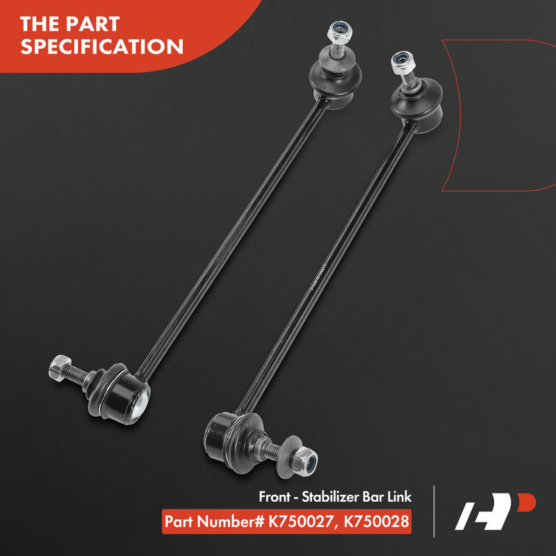2x Front Stabilizer Bar Link for BMW E60 E61 525i 528i 535i 545i 550i M5